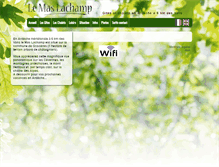 Tablet Screenshot of gites-ardeche-maslachamp.com